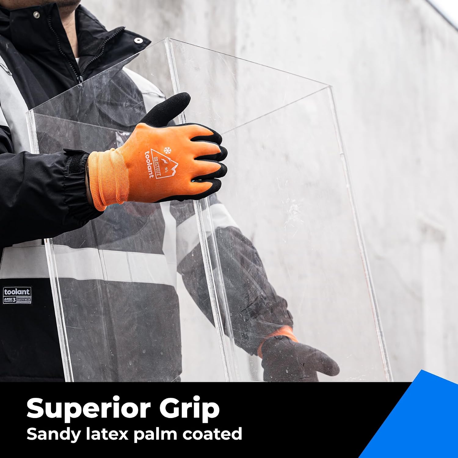 Detalle 2 de Waterproof Winter Work Gloves touchscreen 1 pair