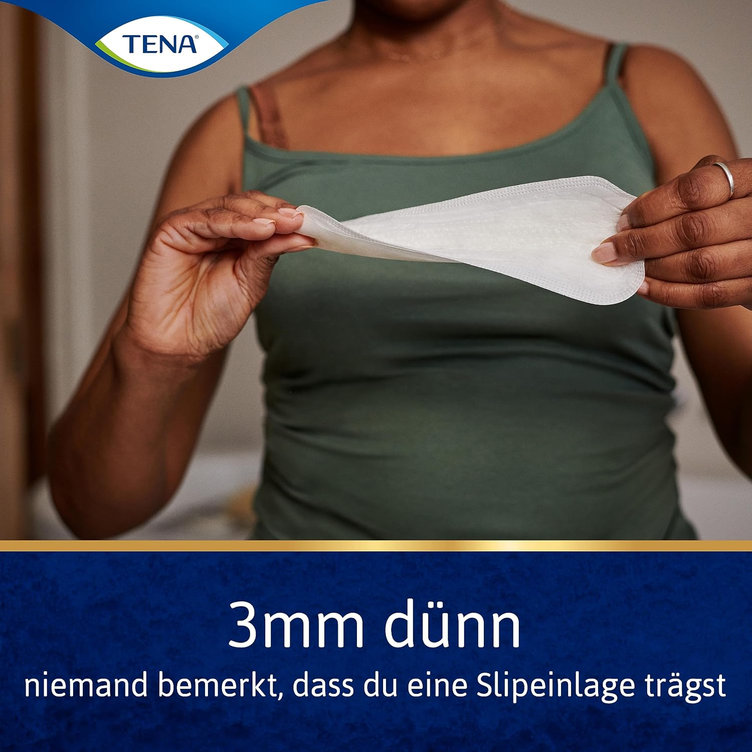 Detalle de TENA Lights Long Liner – 120 Inkontinenzeinlagen (20 x 6 Packungen) für Frauen mit leichter Blasenschwäche