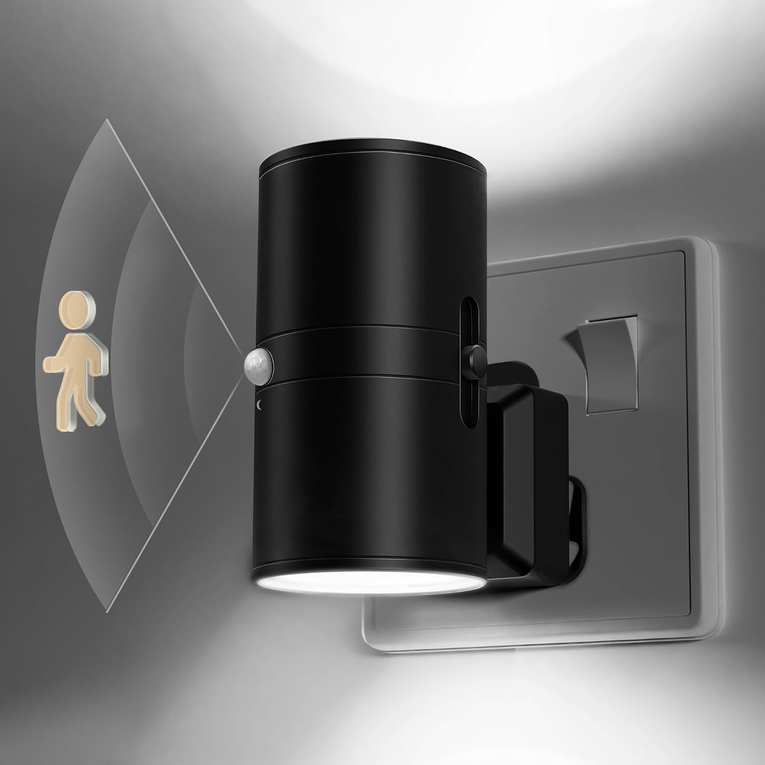 Detalle de LOHAS-LED Motion Sensor Night Light, Plug-in 3000K Warm White