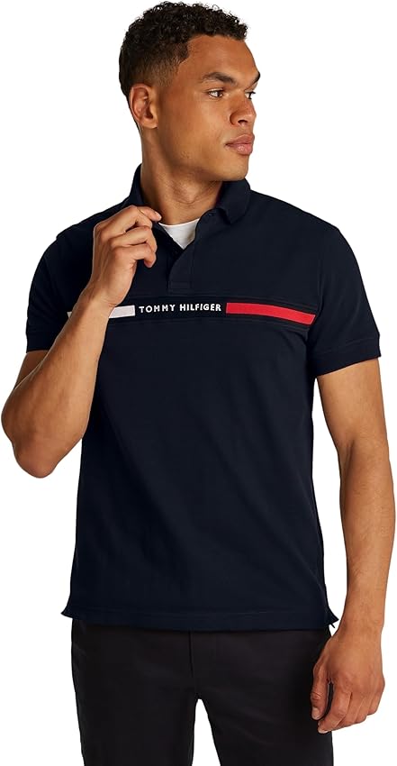 Thumbnail 5 de Tommy Hilfiger Polo negro XL algodón 96%
