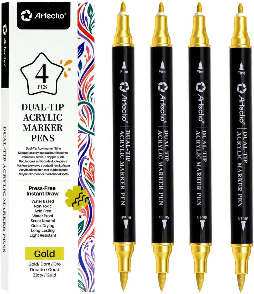 Thumbnail 5 de Artecho Dual-Tip Acrylic Paint Pens