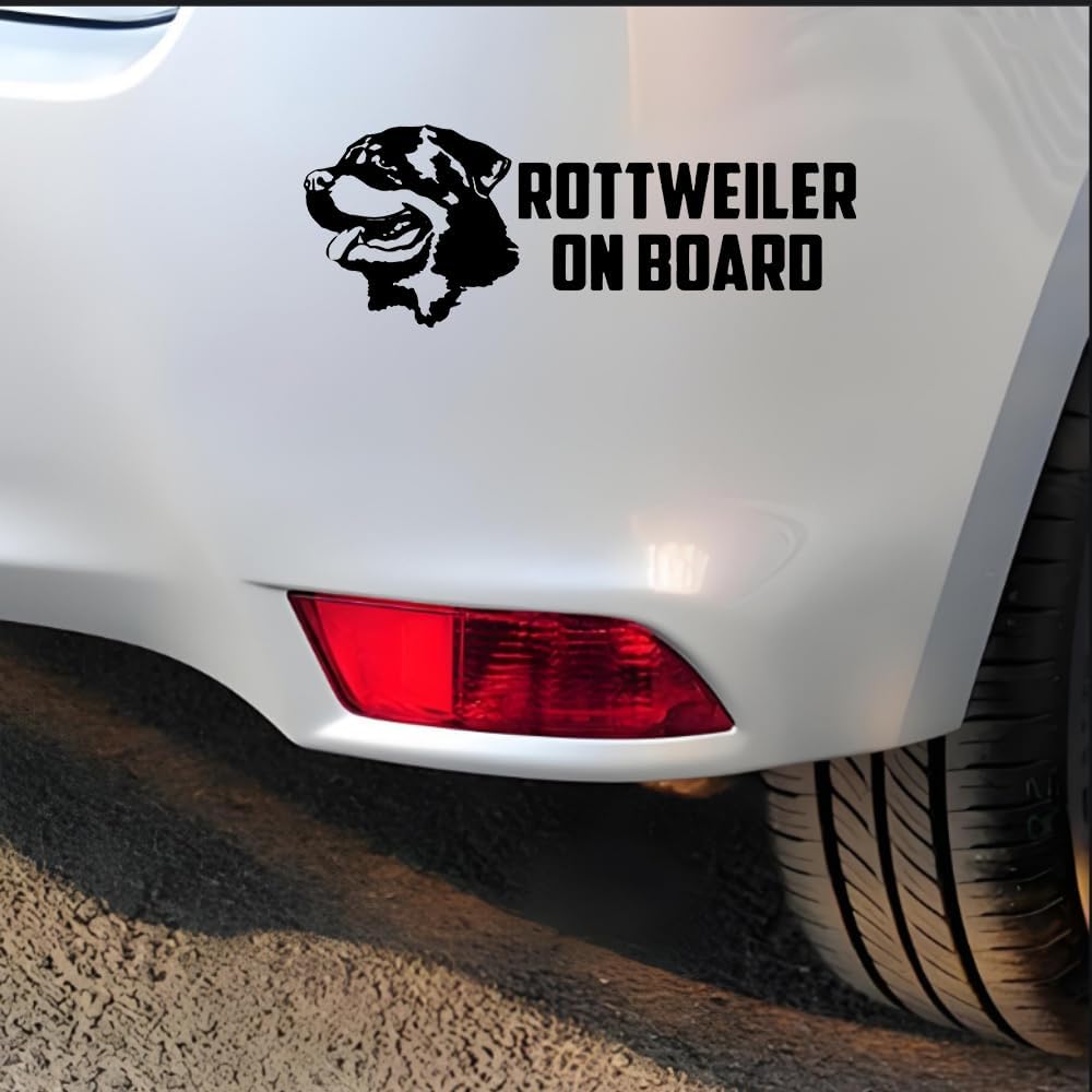 Thumbnail 3 de Rottweiler On Board Autoaufkleber 25cm Reflektierend
