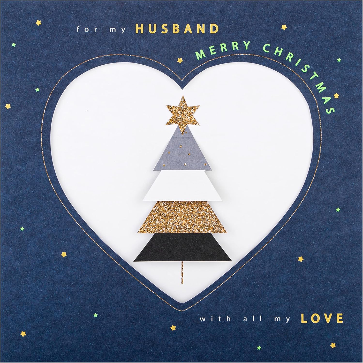 Thumbnail 4 de Hallmark Biglietto di Natale per marito 3D 🎁