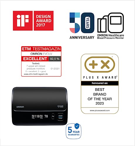 Thumbnail 8 de OMRON EVOLV Tensiómetro inalámbrico Bluetooth con gratis 6 meses