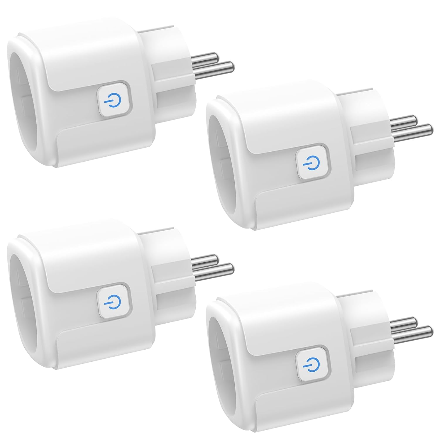 Detalle de FAYIBUY SFY-WF-4 slimme wifi-stopcontacten, set van 4 met energiemeting en 16 A