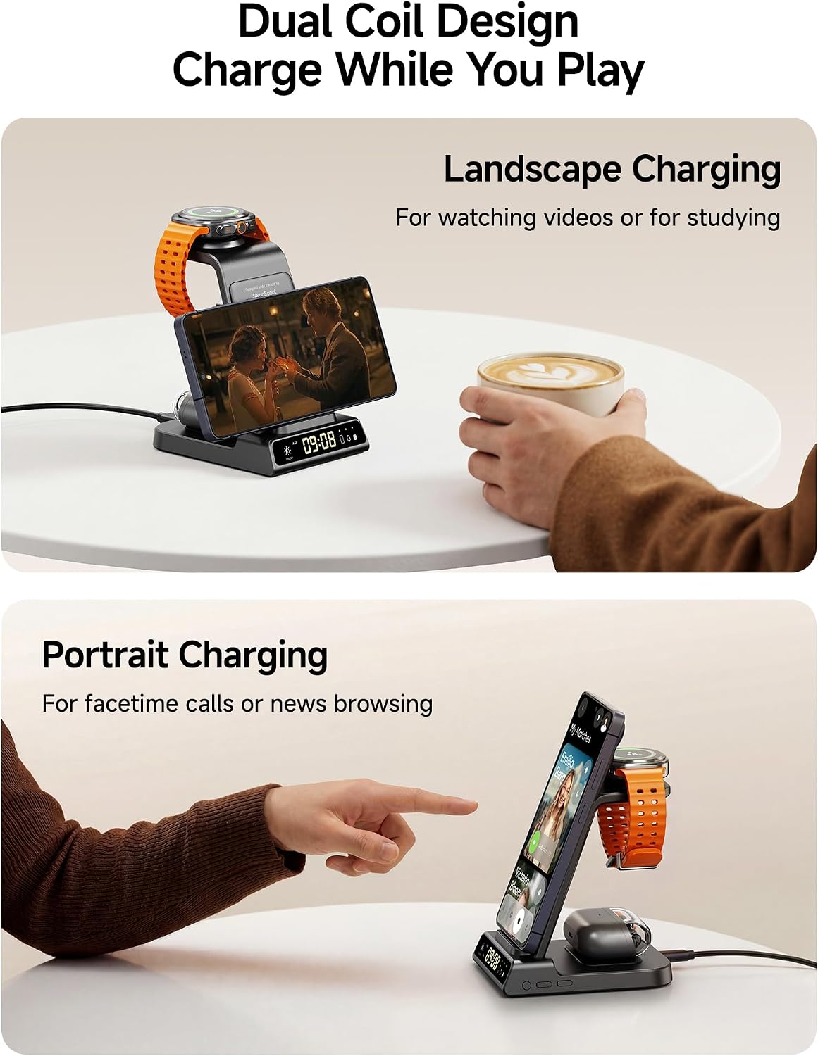 Thumbnail 3 de 3-in-1 Wireless Charging Station 1.5m