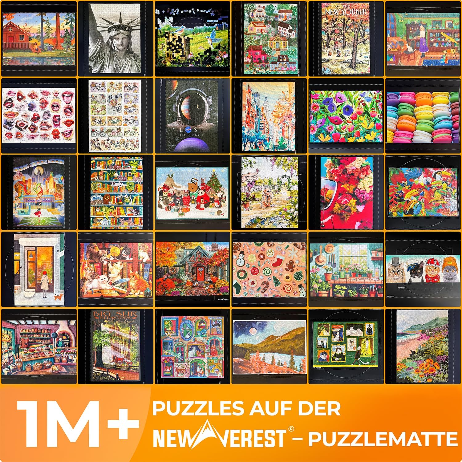 Thumbnail 1 de Newverest Puzzlematte 117x66 cm 1500 Teile