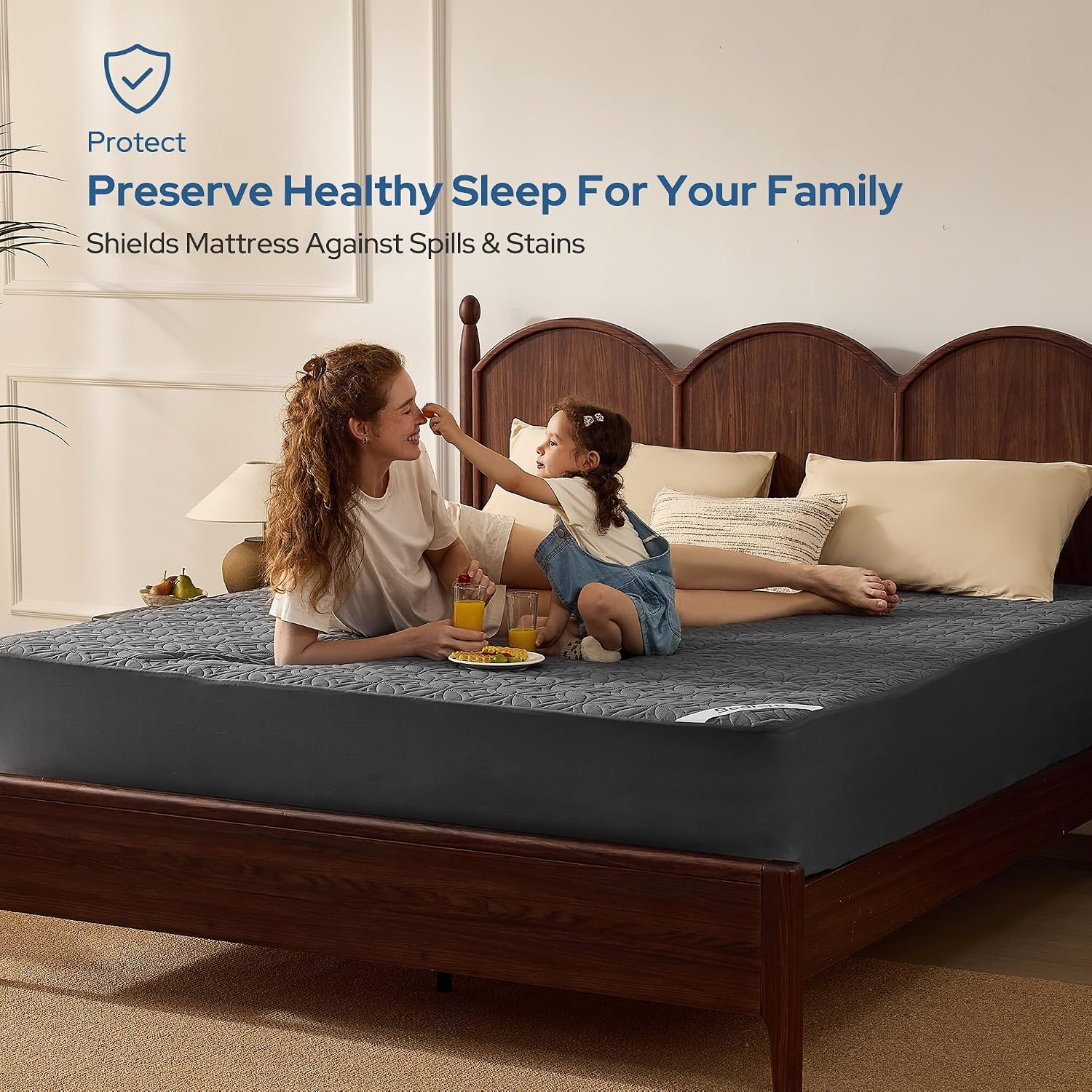 Detalle 2 de BEDLORE Mattress Protector, King Size