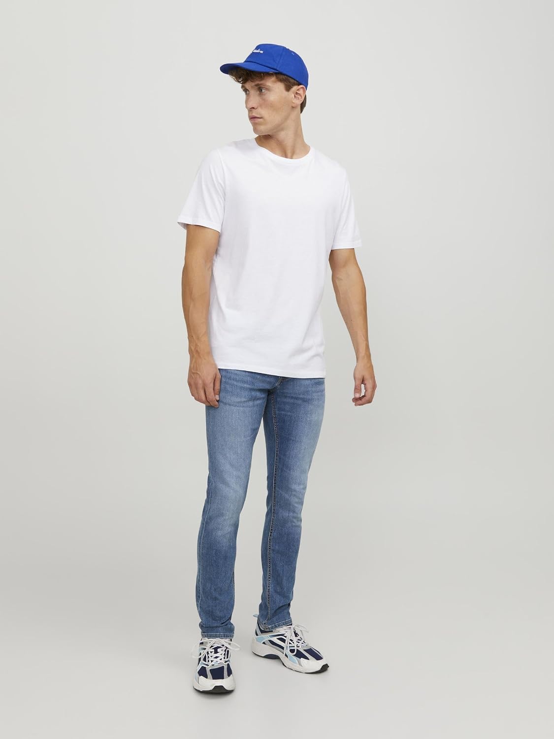 Detalle de JACK & JONES JJiglenn Jjoriginal CB 815 Noos Jeans Slim Fit Blu 33/32