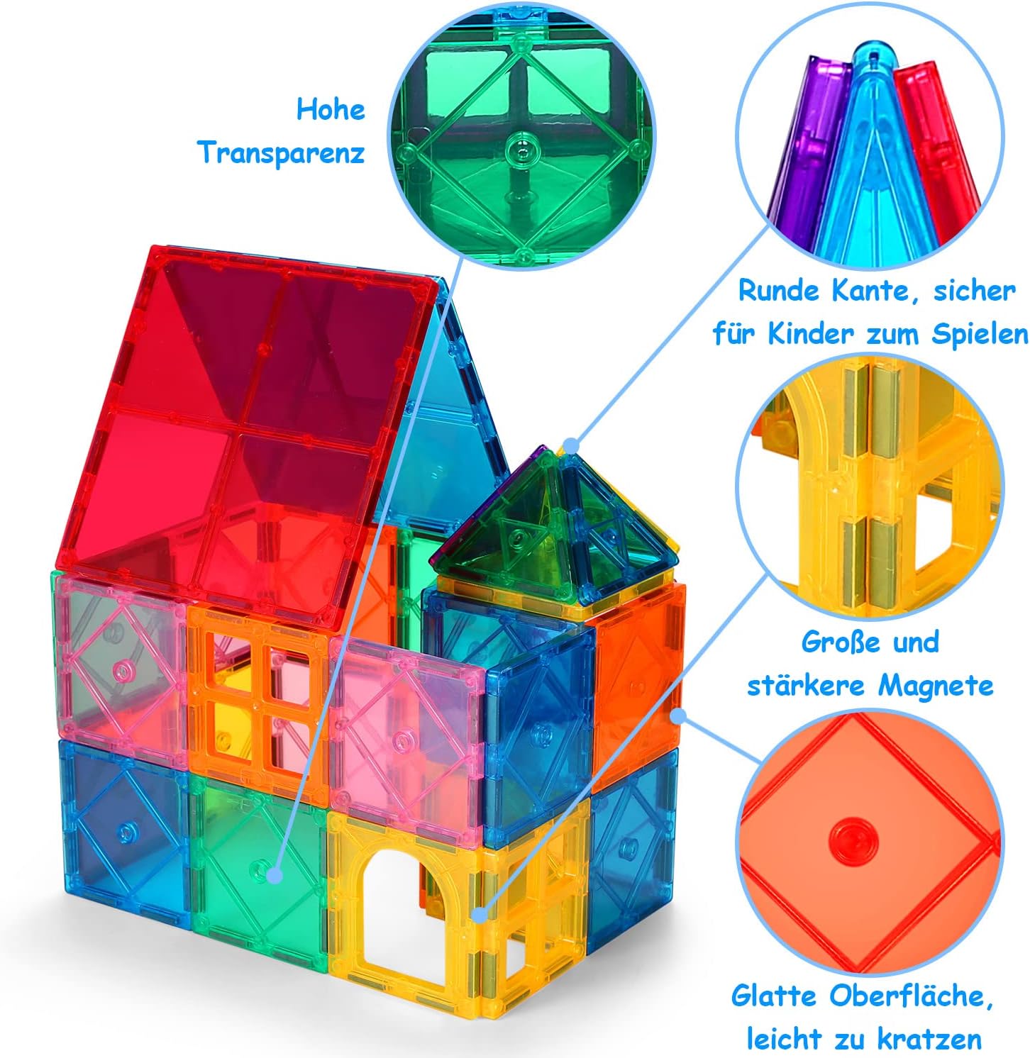 Thumbnail 3 de Katiago Costruzioni Magnetiche 64 pezzi per bambini 🧩