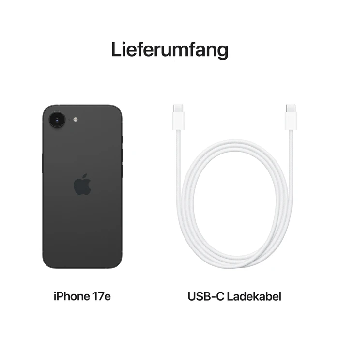 Thumbnail 8 de Apple iPhone 17e (512 GB) Schwarz – kompaktes 6,1-Zoll-Smartphone mit MagSafe