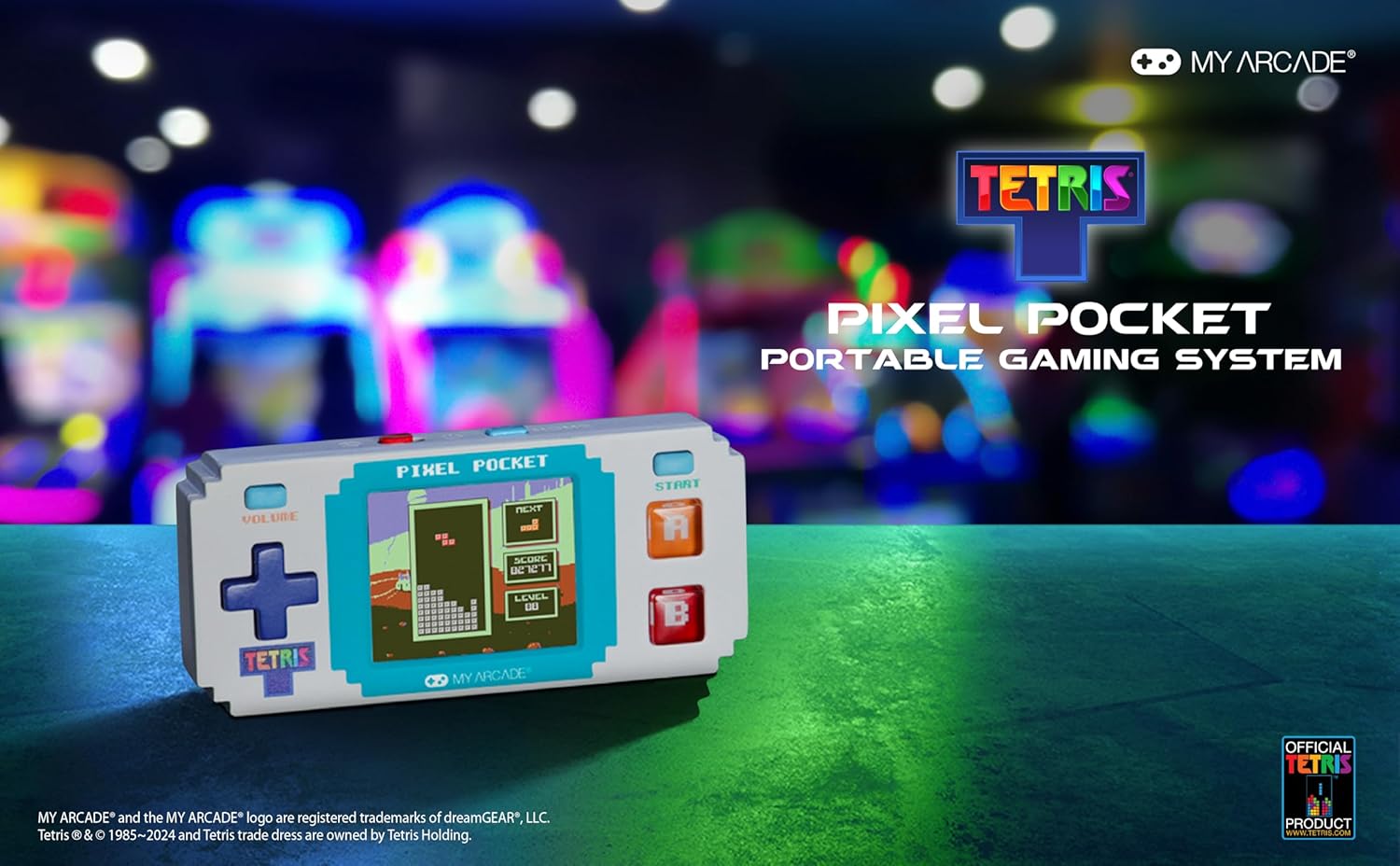 Detalle 2 de Tetris Pixel Player 10 jeux bonus