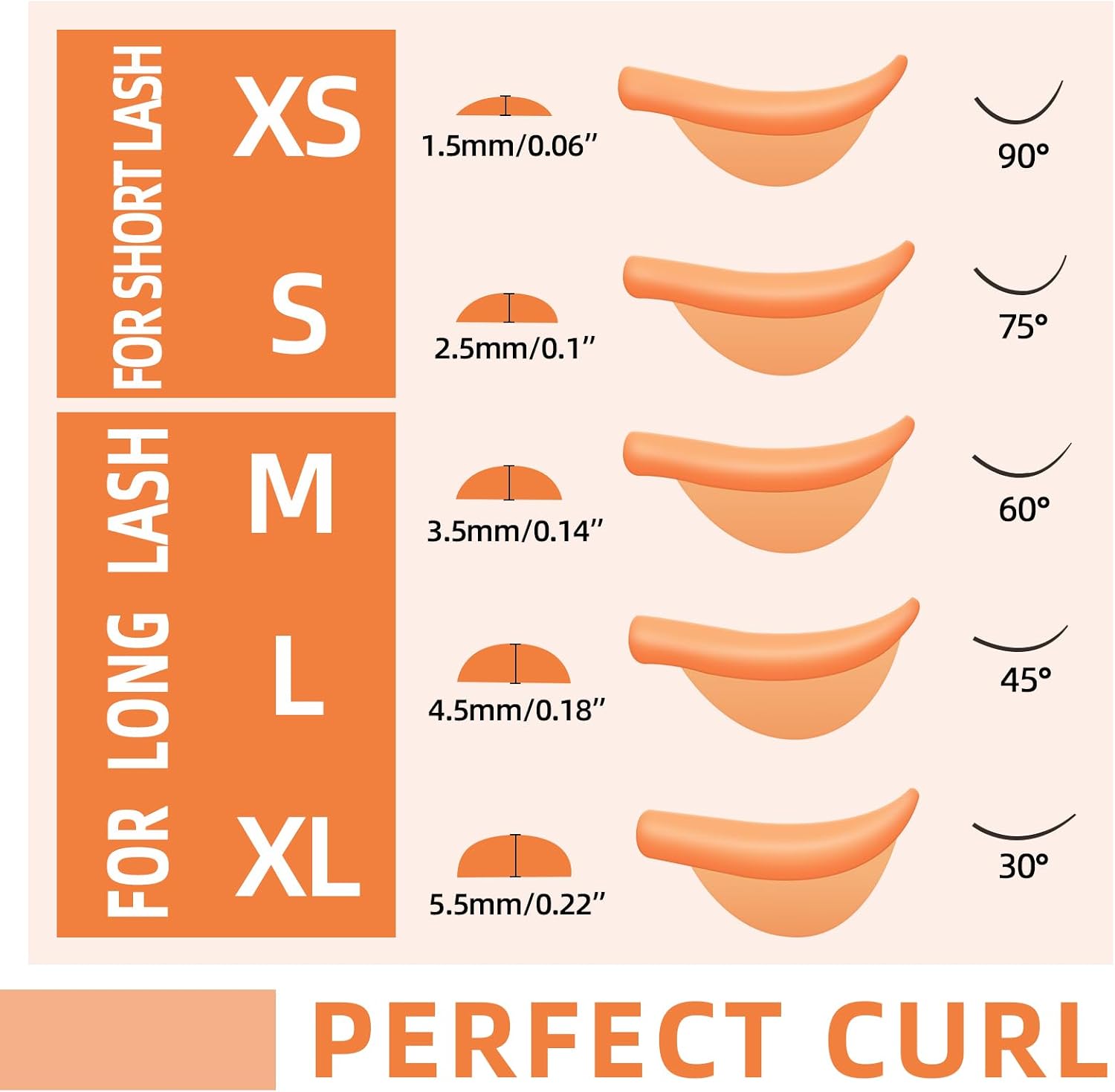 Thumbnail 1 de ATOMUS silicone lash perm pads 30pcs