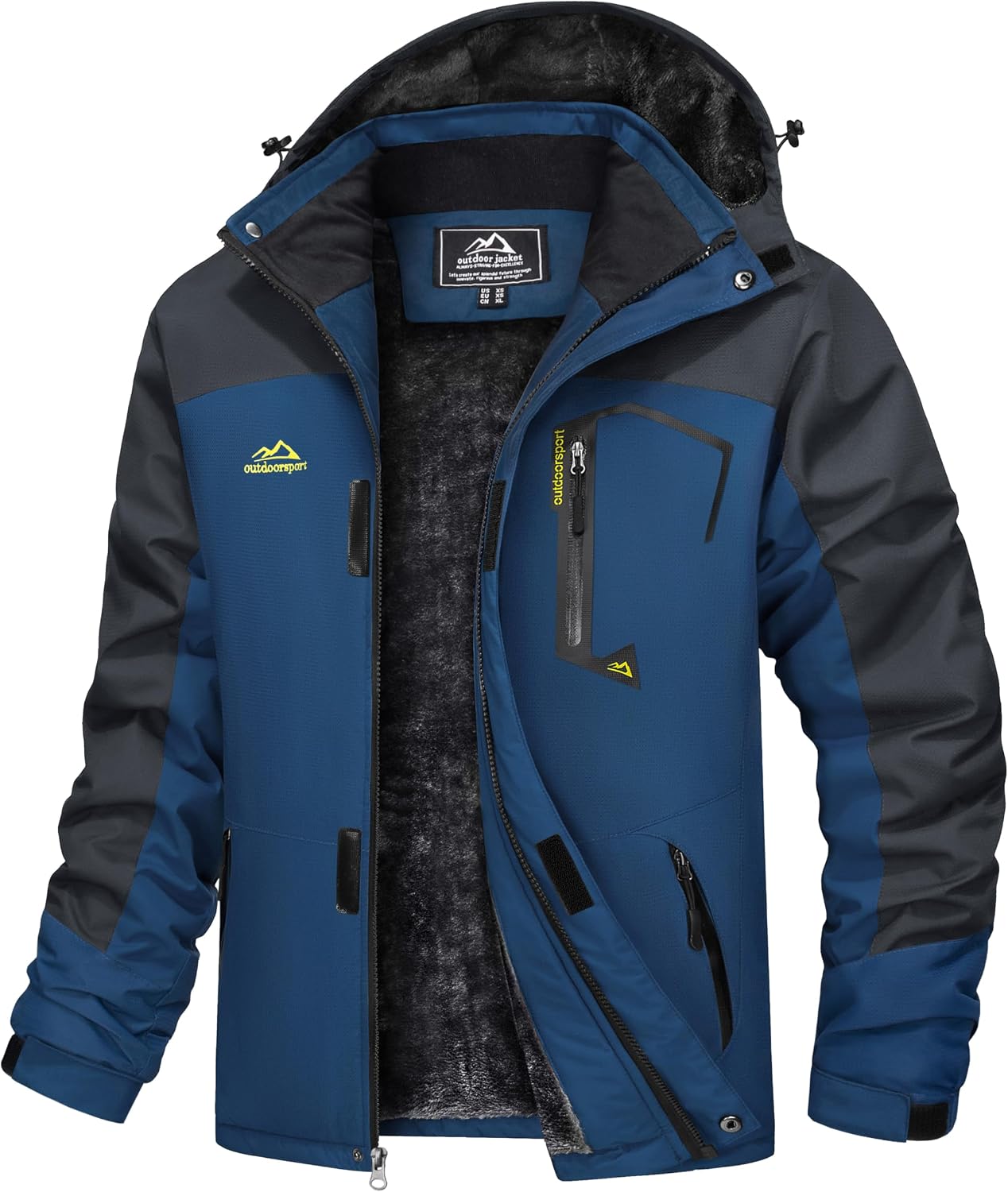 Thumbnail 5 de TACVASEN Herren Winterjacke wasserdicht, gefüttert