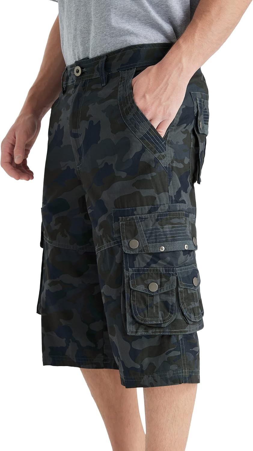 Thumbnail 6 de BEST SOUTH Men's Capri Long Twill Cargo Shorts: Practical, Comfortable, And Ready For Outdoor Days