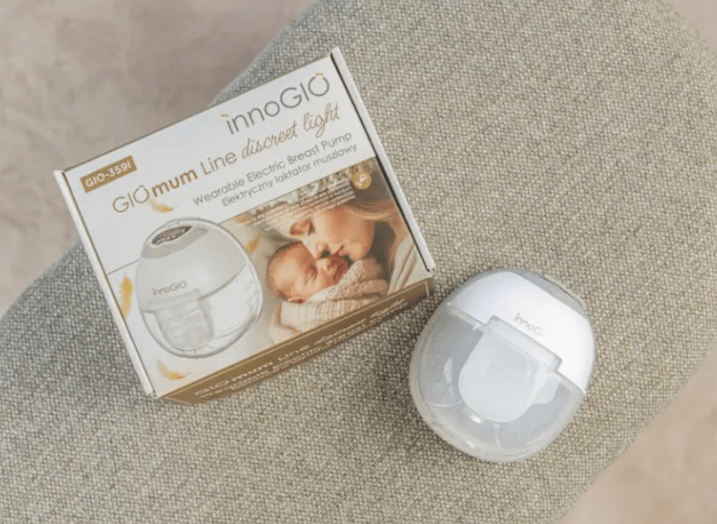 Detalle 2 de InnoGIO GIOmum Line Sacaleches Eléctrico Portátil con Luz