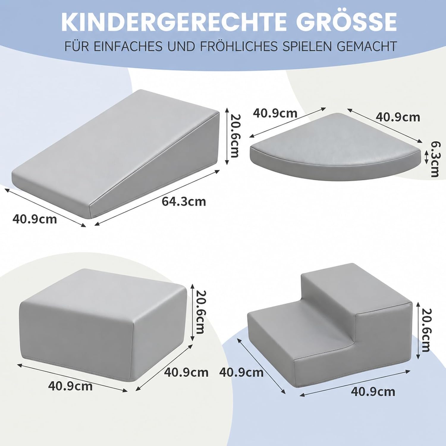 Detalle 2 de Schaumstoff Bausteine Kinder Klettern 4 Softbausteine