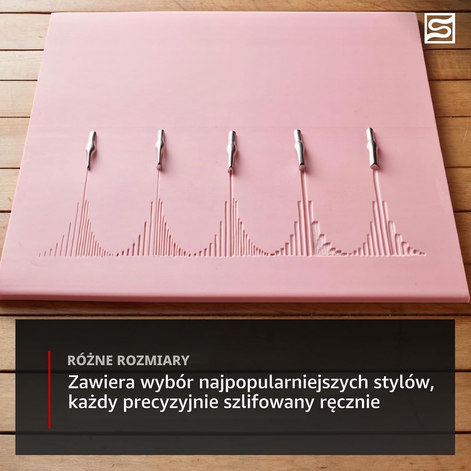 Detalle de Speedball Linoleum Cutter Asortyment #1 – zestaw do linorytu z uchwytem i 5 ostrzami
