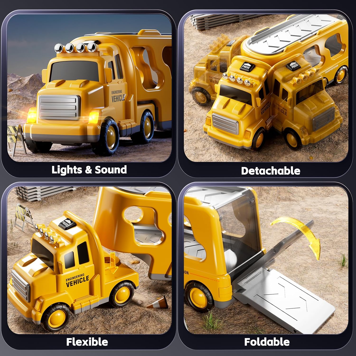 Thumbnail 6 de KIZONLY 5-in-1 Construction Truck toy set for toddlers 🚚