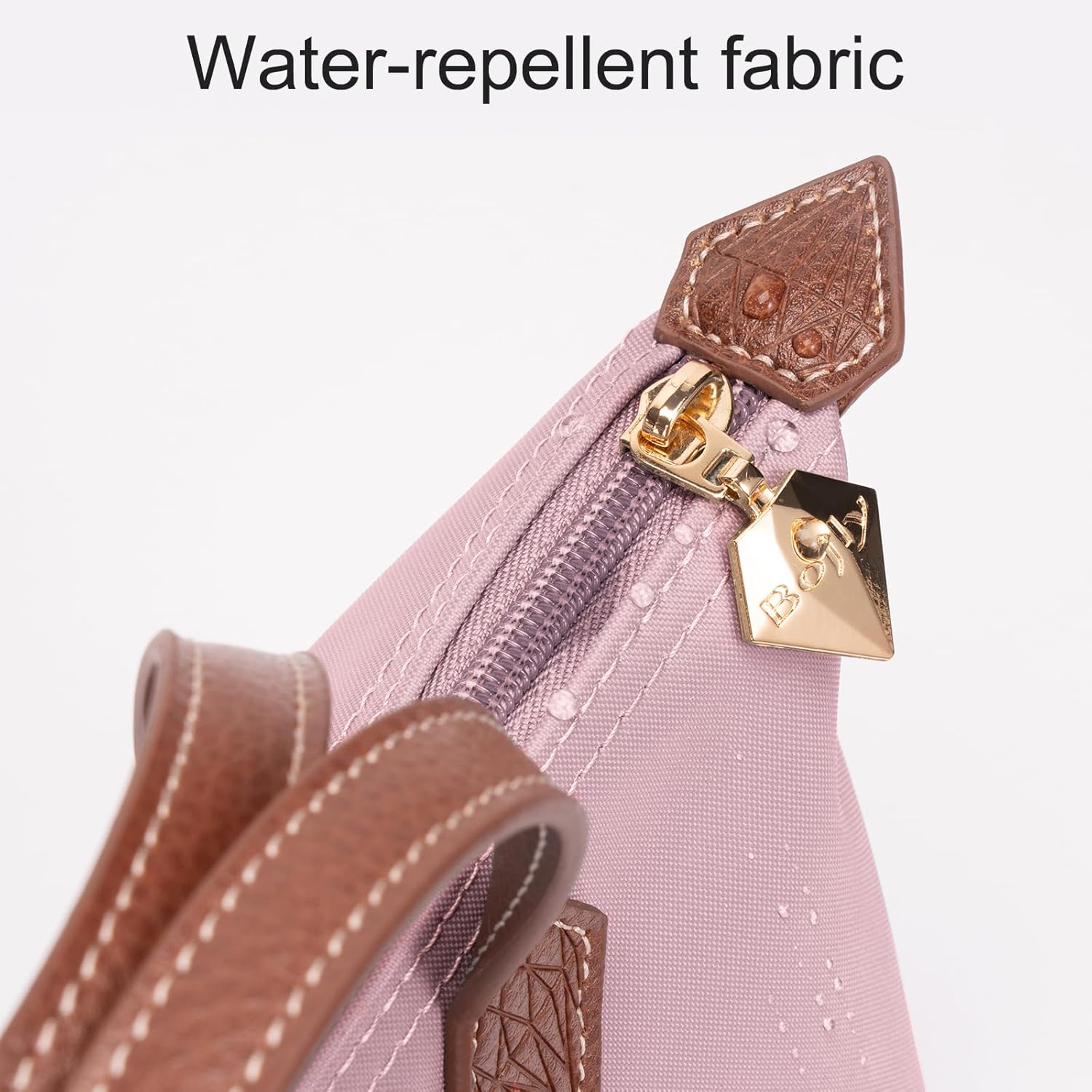 Detalle 2 de BOJLY Sac Bandoulière Femme en Nylon Résistant – Tendance, Léger et Polyvalent
