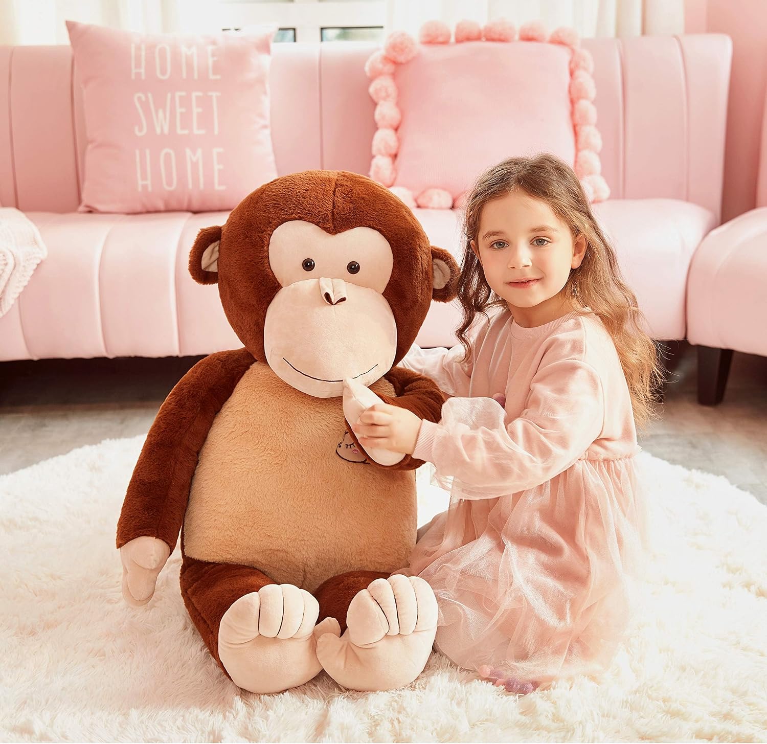 Thumbnail 3 de IKASA Giant Monkey Plush Toy 30 inches
