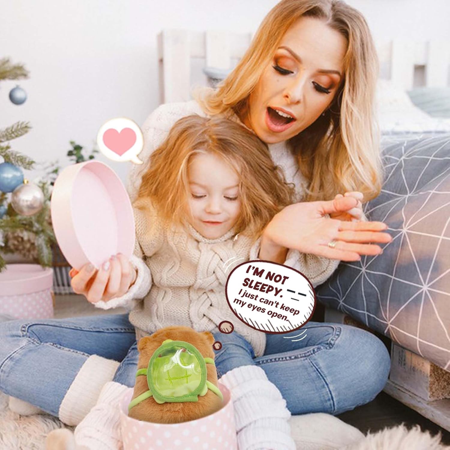 Thumbnail 4 de Poptrend Niedliche Capybara Kuscheltier mit Schildkrötenrucksack – 22 cm