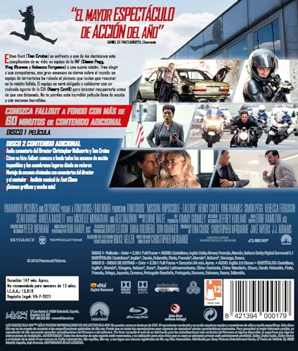 Thumbnail 1 de Misión Imposible 6: Fallout — Blu-ray + extras 📀