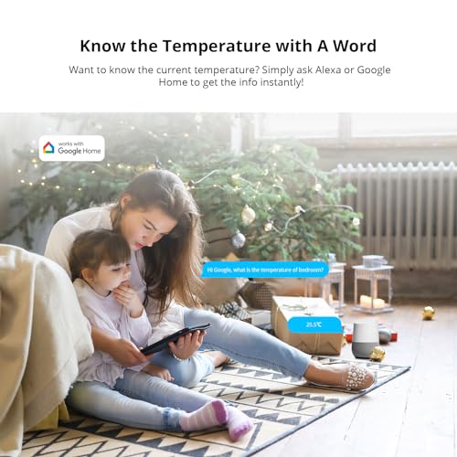 Thumbnail 7 de SONOFF ZigBee Sensor De Temperatura y Humedad SNZB-02P 2pcs, Requiere SONOFF Zigbee hub, para Control Remoto y Domótica, Compatible con Google, Smartthing,Alexa, Funciona con IFTTT(batería interna )