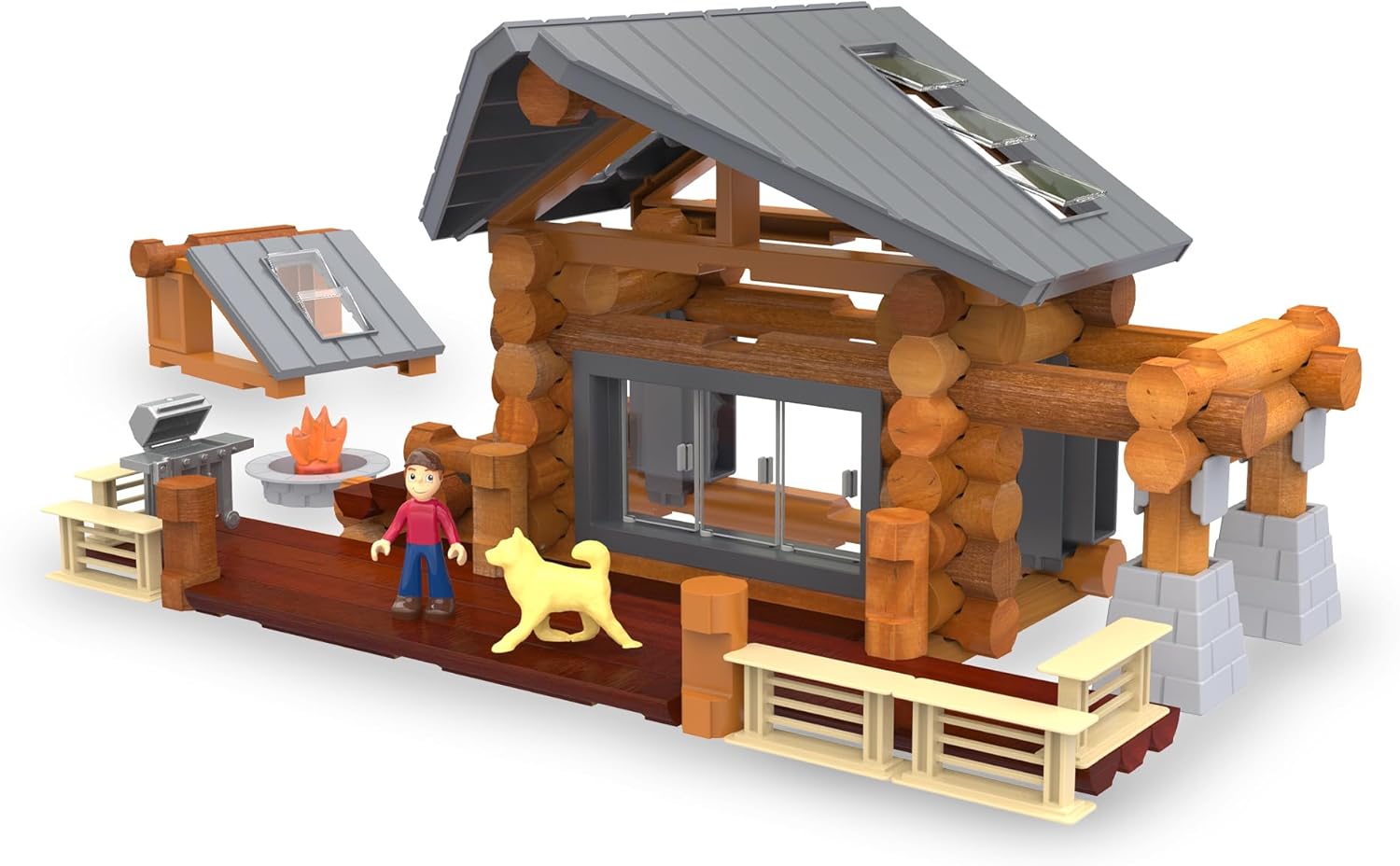 Detalle de Lincoln Logs Beechwood Retreat building set 🧱