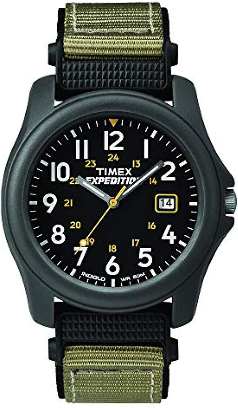 Detalle 1 de Timex Expedition Camper 39 mm Fabric Strap Uhr – robustes Alltagstalent