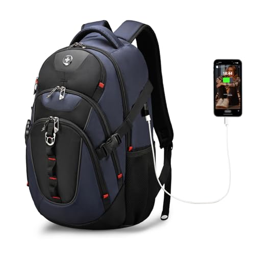 Detalle de Swissdigital Design Laptop Backpack SD803-12 with USB-C Charging and RFID Protection