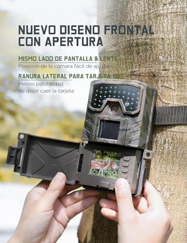 Detalle de CEYOMUR Cámara de Caza 4K 30fps, 48MP Fototrampeo