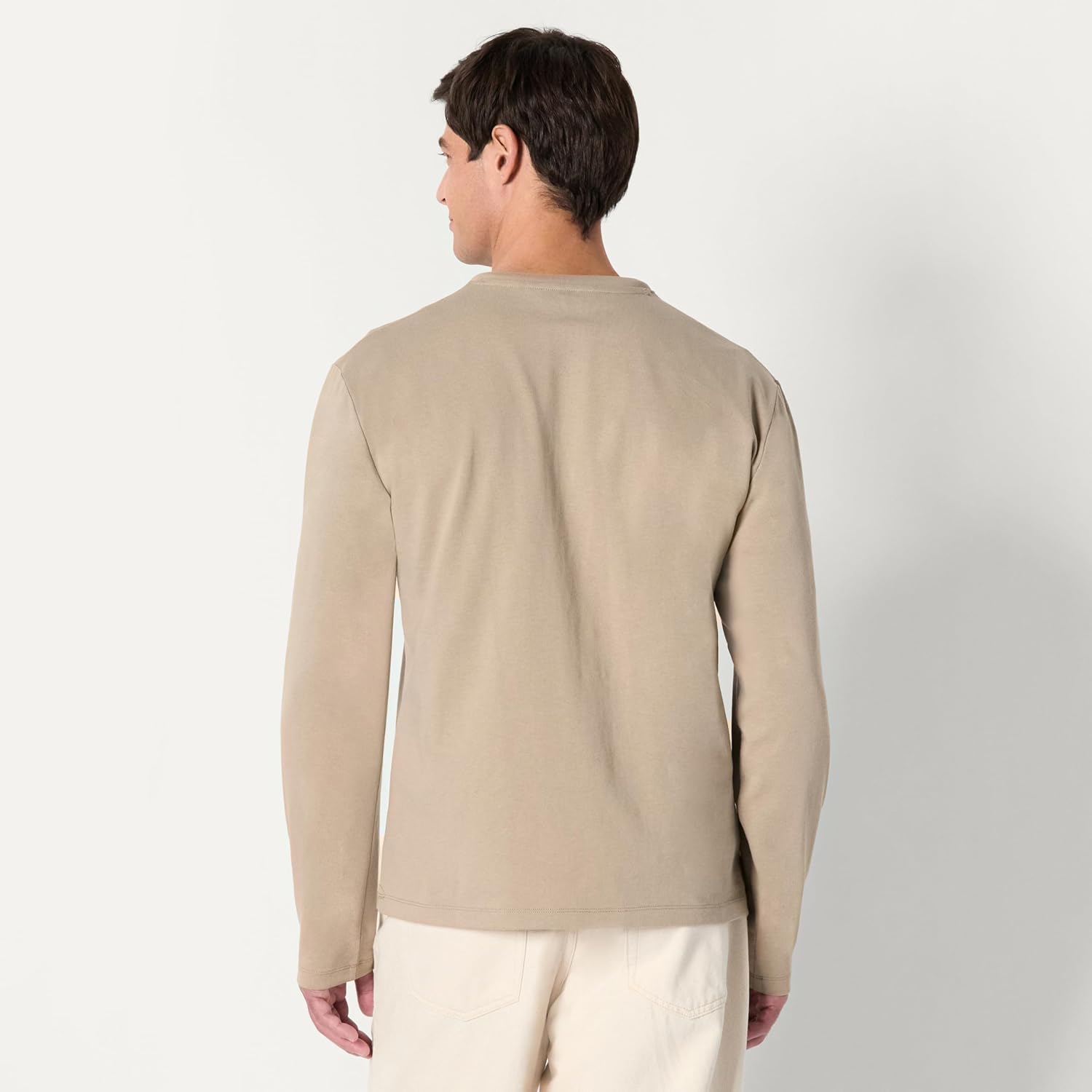 Thumbnail 1 de Amazon Essentials Herren Langärmeliges Henley-Shirt – ein klassischer Allrounder aus schwerem Baumwolljersey