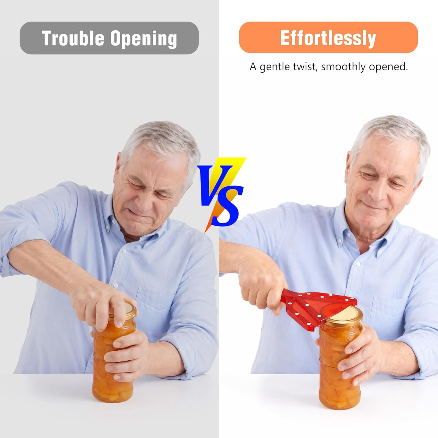 Detalle de Uinxan Jar Opener for Seniors and Arthritis ๐ฅซ