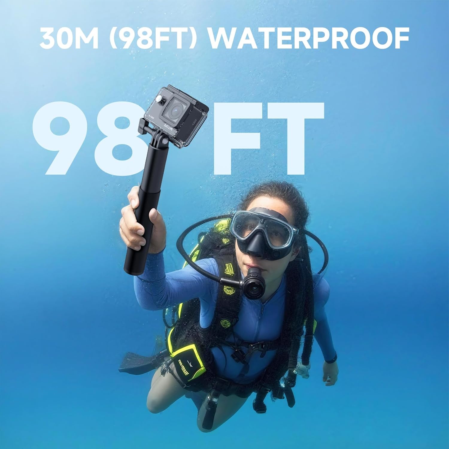 Thumbnail 4 de SJCAM SJ4000 4K Action Camera Kit (64GB card, 40MP, 30m waterproof, 170° FOV, EIS) with dual batteries
