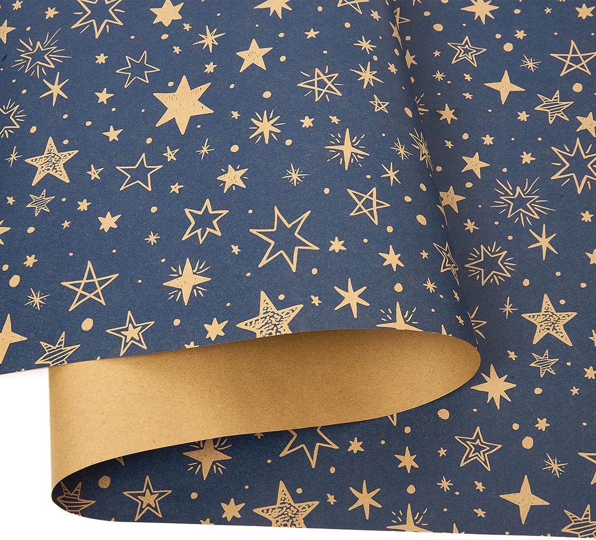 Thumbnail 1 de Birthday Gift Wrapping Paper Roll Kraft 43cm