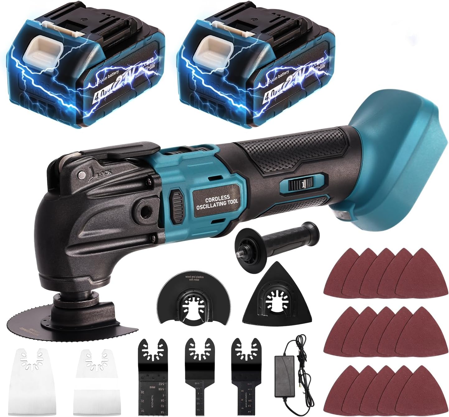 Thumbnail 6 de YEARTOP Multitool Akku mit 2x 4,0 Ah
