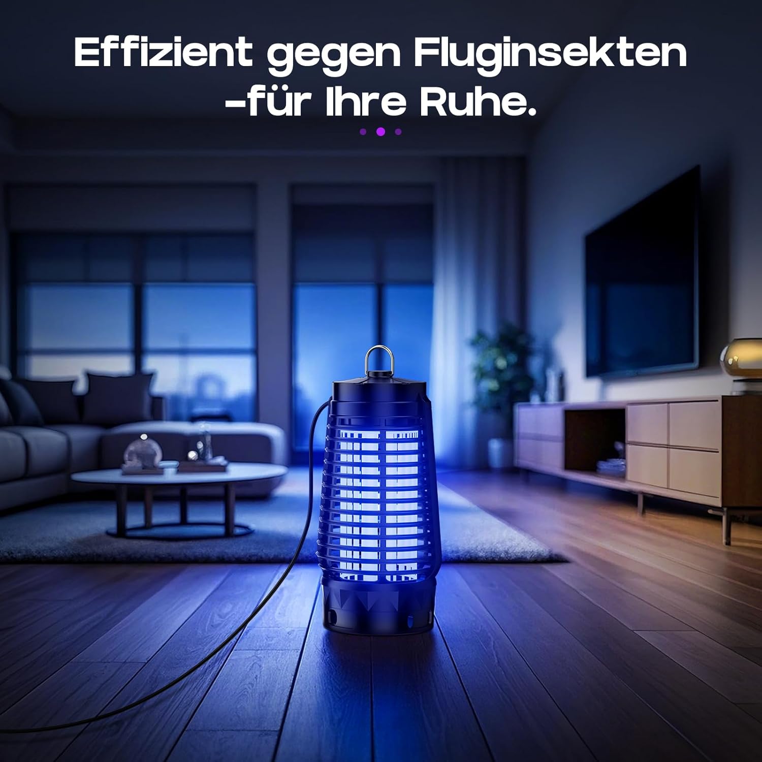 Thumbnail 6 de Insektenvernichter Elektrisch mit UV-Lampe – IPX4 Mückenfalle für Innen & Außen