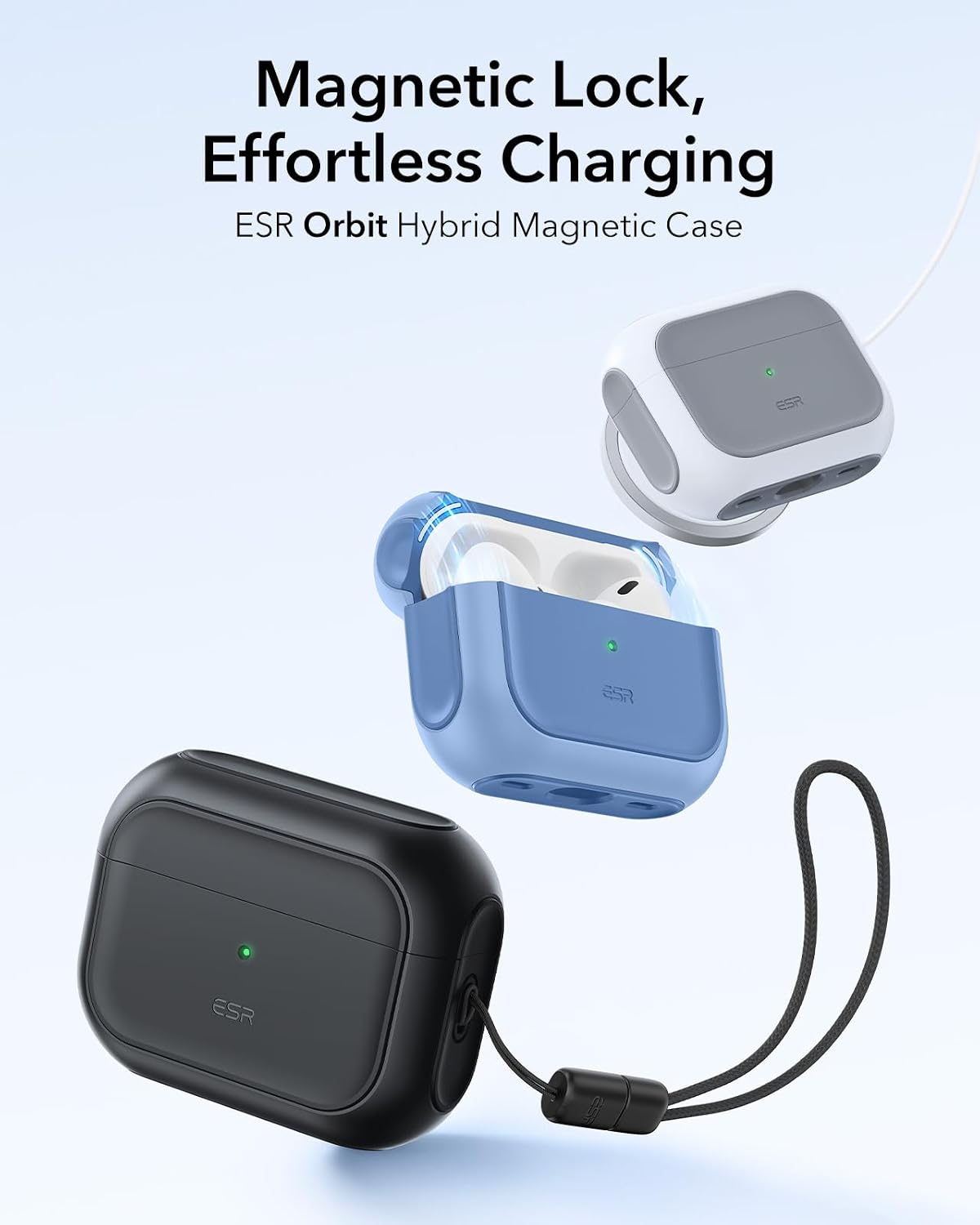 Detalle 2 de ESR AirPods Pro 2 Case MagSafe, Drop Protection