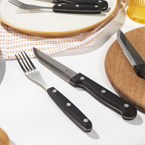 Thumbnail 5 de Russell Hobbs 24 couteaux à steak et fourchettes 🥩