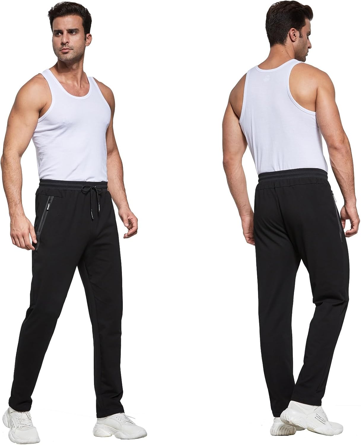 Thumbnail 4 de ZOXOZ Pantaloni Sportivi da Uomo in Cotone con Elastico in Vita