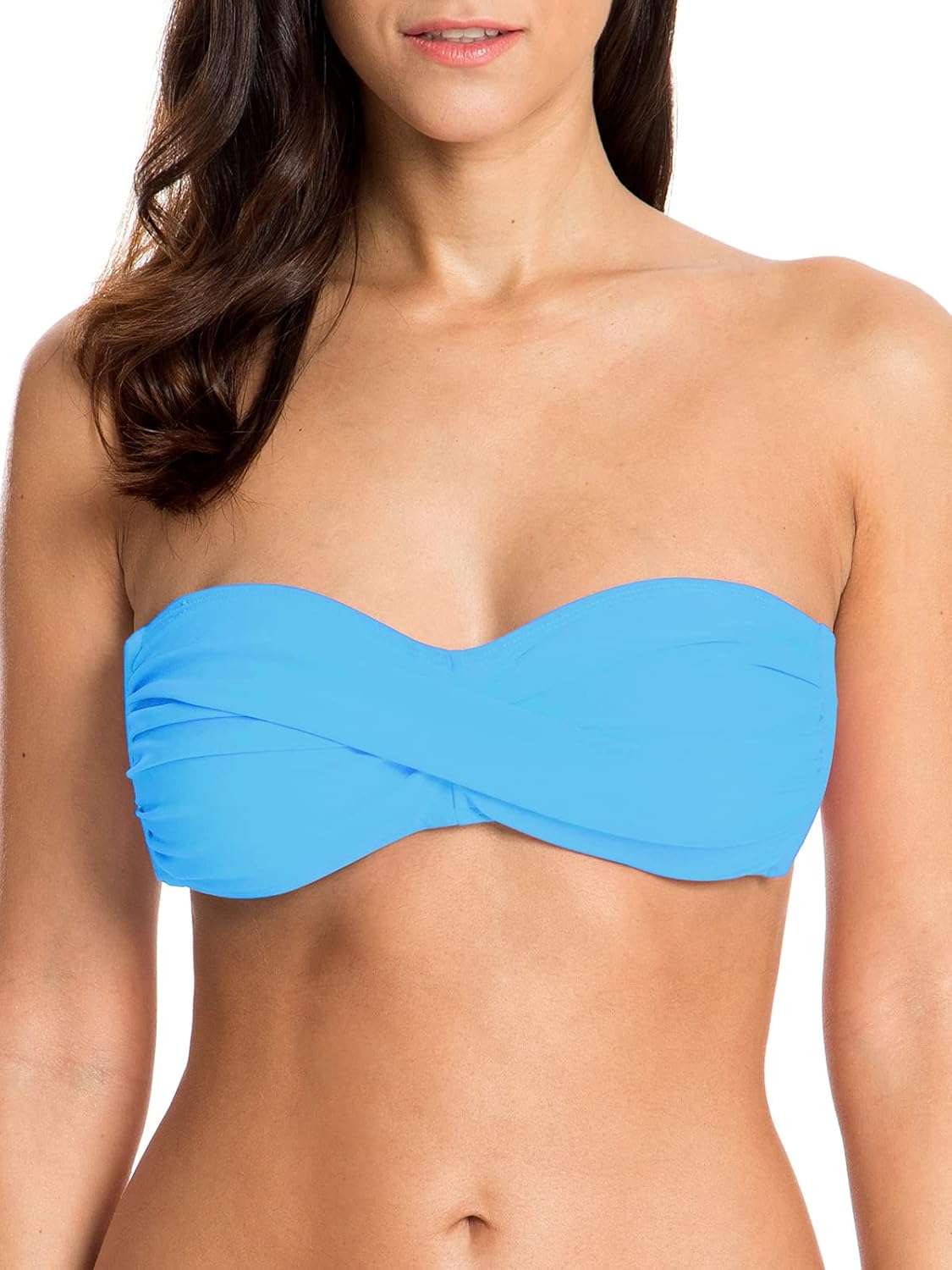 Thumbnail 6 de Ocean Blues women’s strapless bandeau bikini top with tie back