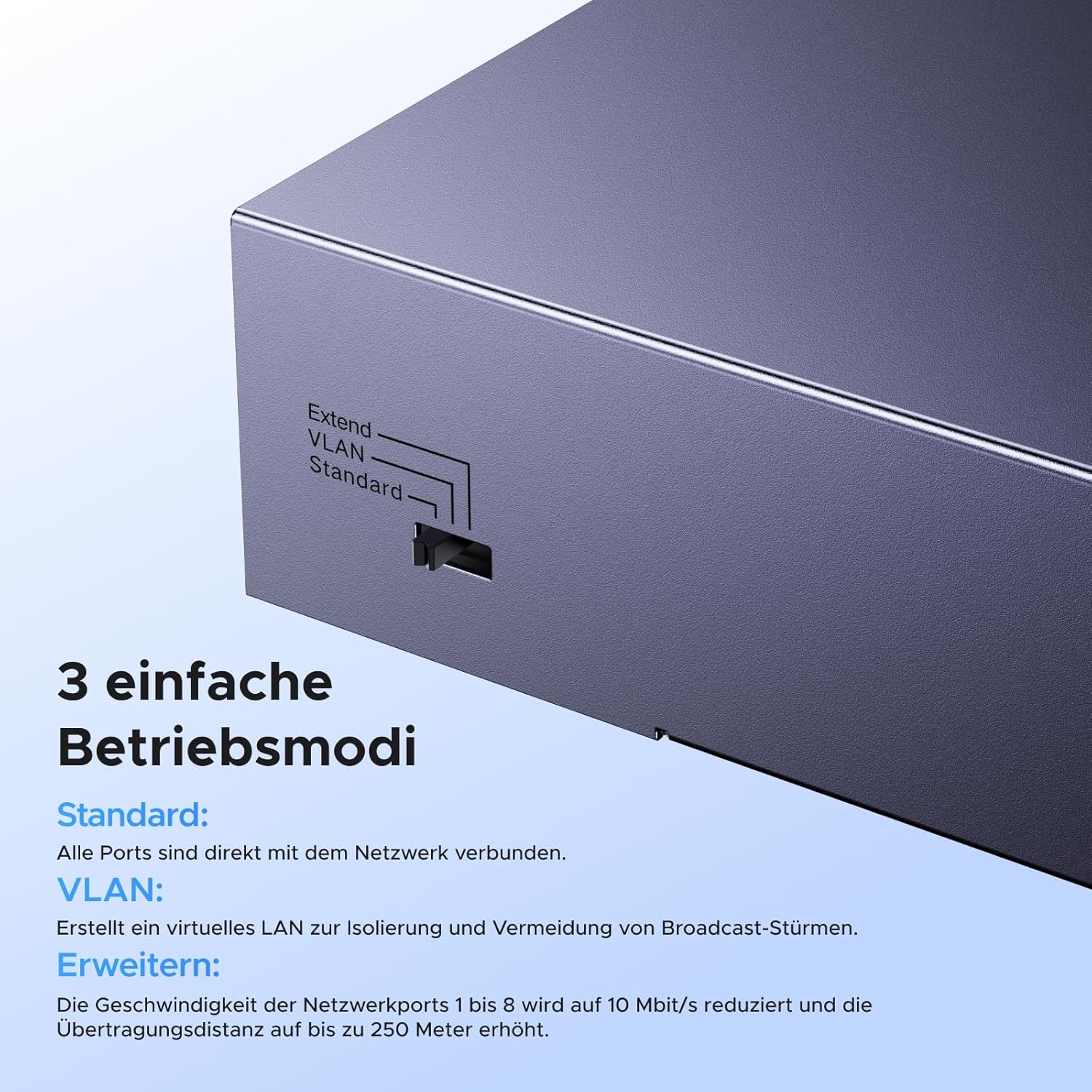 Thumbnail 6 de UGREEN 10 Port Gigabit PoE LAN Switch 60W