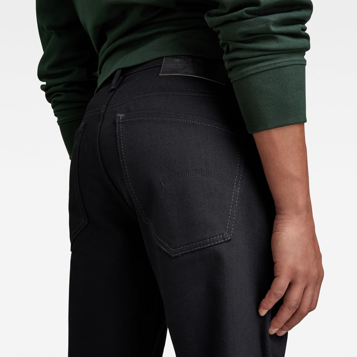 Detalle de G-Star RAW Herren Jeans Mosa Straight Jeans – robuster Straight Fit mit durchdachten Details