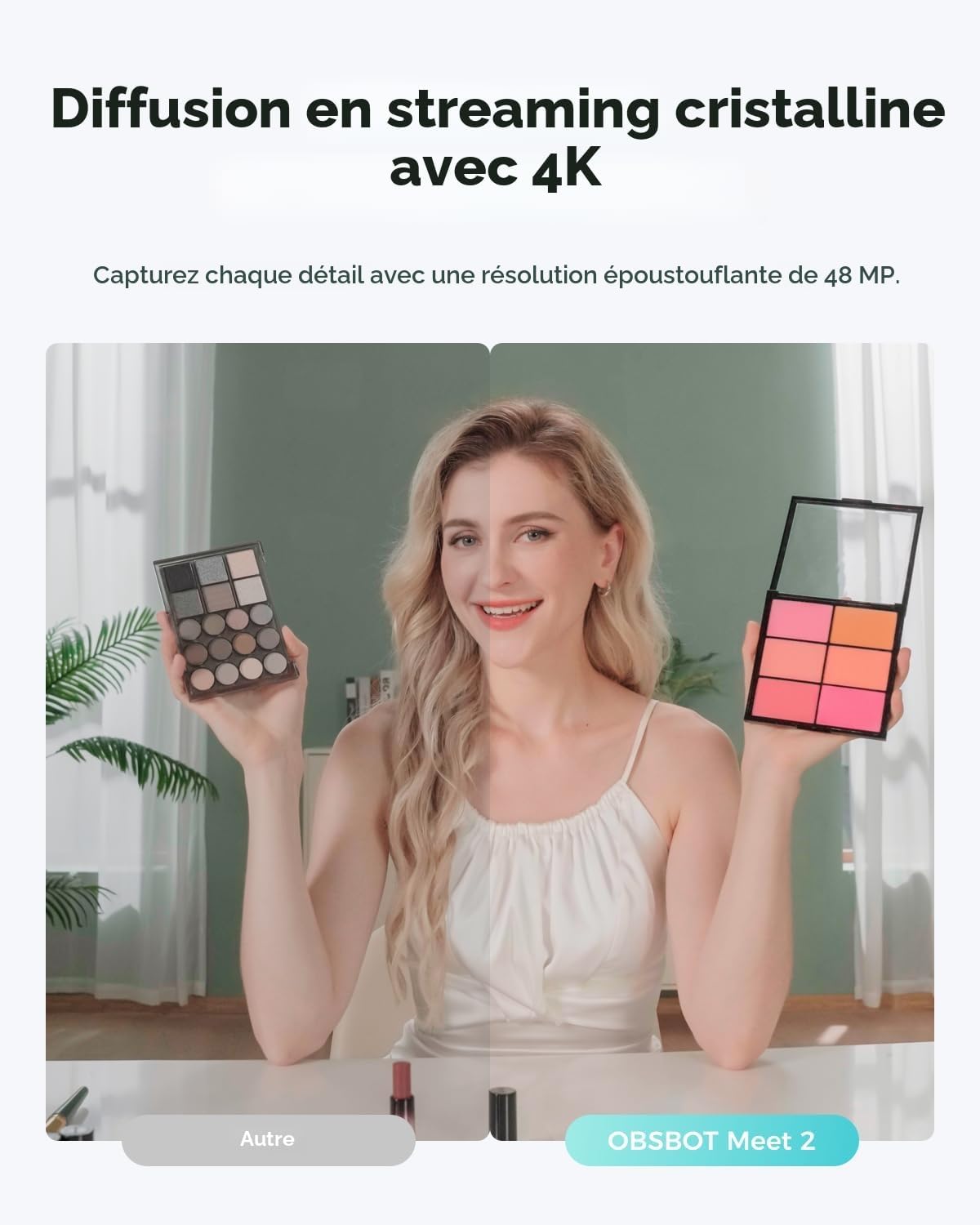 Detalle de OBSBOT Meet 2 Webcam 4K pour PC