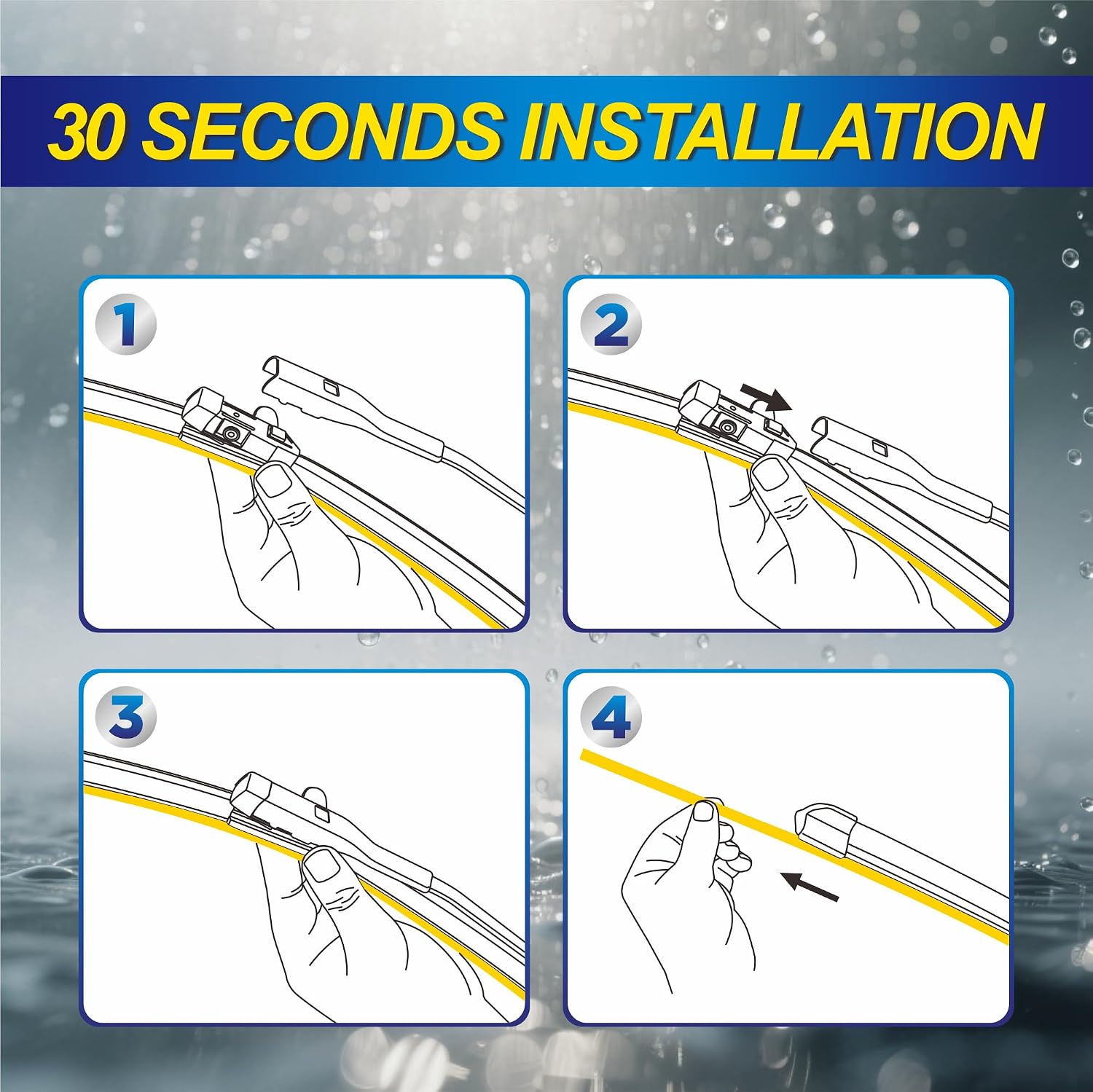 Thumbnail 5 de 5 PLUS Silicone Windshield Wipers for Audi Q5 24/20/15 in