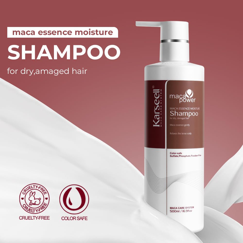 Detalle 2 de Karseell Shampoo 500 ml für trockenes Haar