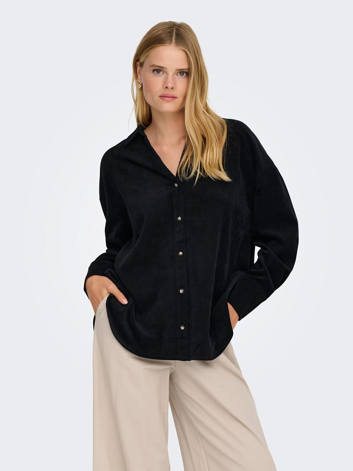 Thumbnail 1 de ONLY Onlmarike Life L/S Cord Loose Shirt Pnt Donna