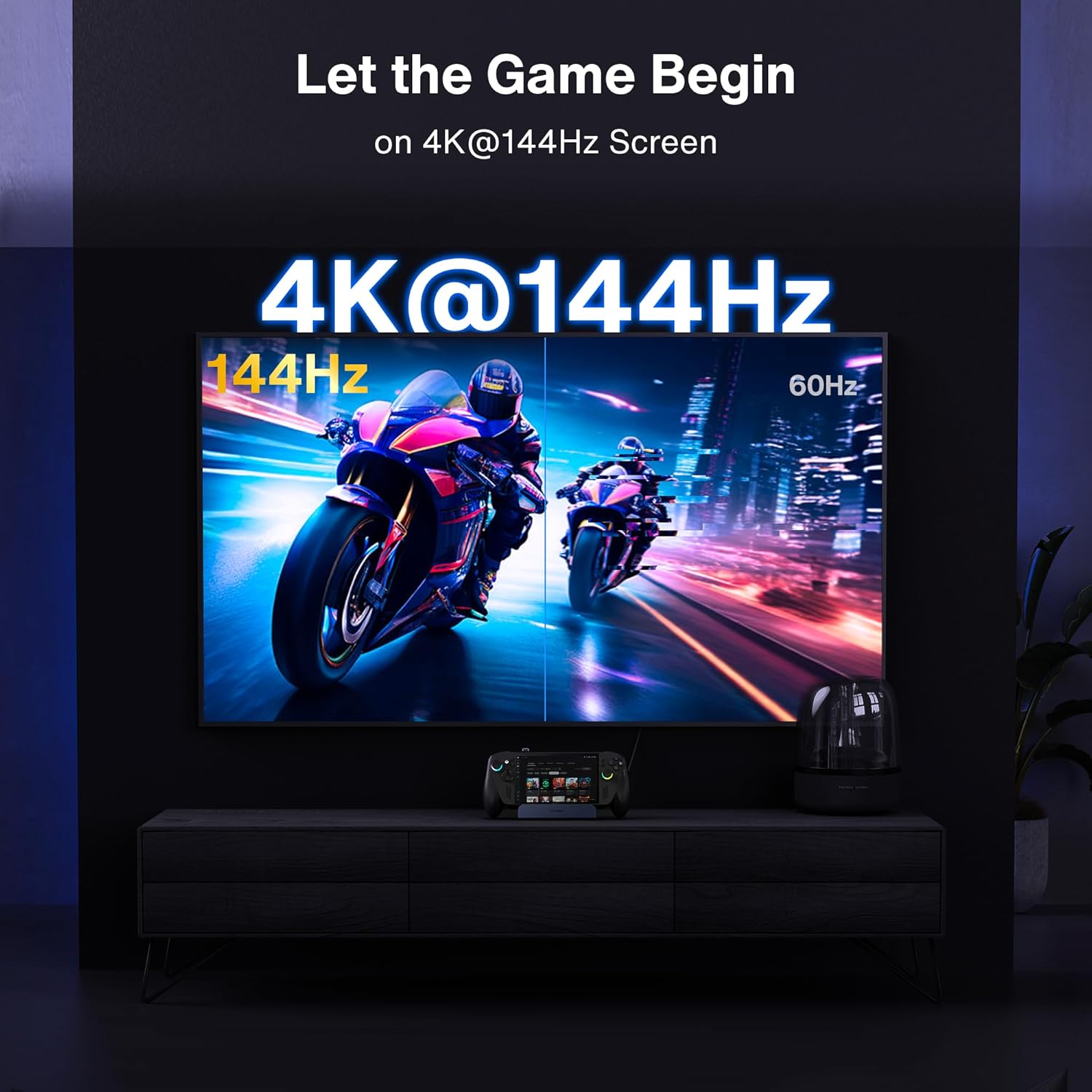 Detalle 2 de iVANKY Upgrade 10-in-1 Docking Station für ROG Ally X (2025) & Co. – 4K@144Hz, 100 W Ladeleistung, HDMI 2.1, Ethernet 1 Gbit/s und 5 USB-A 3.0