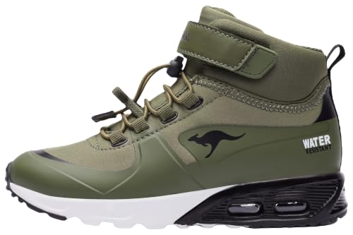 Detalle 2 de KangaROOS Kx-hydro Sneaker – Unisex Kinder, Olive Jet Black, Größe 35 EU